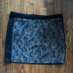 Black and Gray Skirt